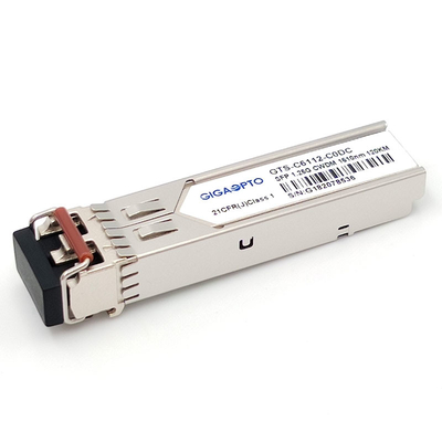 DOM a dos caras del módulo 1.25G 1000BASE CWDM 1270 1610nm el 120km LC SMF del transmisor-receptor de SFP