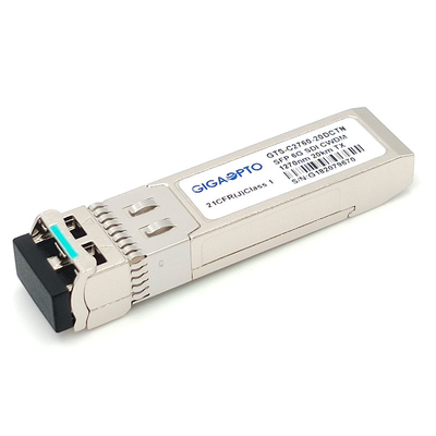 solo módulo de transmisor de 6G SDI SMPTE CWDM SFP 1270nm-1450nm los 20km SMF LC NO-MSA