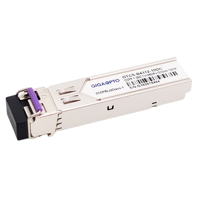 2 módulo óptico del transmisor-receptor TX1490nm RX1310nm el 10km SMF LC del canal 1000BASE BX BiDi SFP