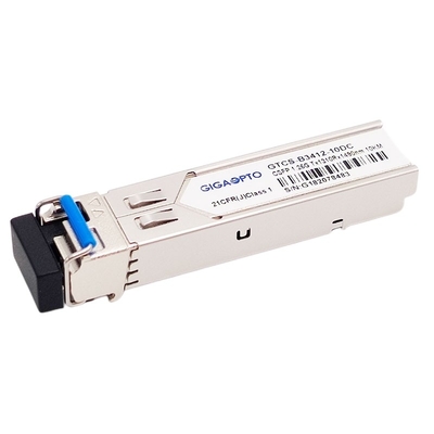 2 módulo óptico LC SMF del transmisor-receptor de BiDi CSFP 1000BASE BX SFP del canal