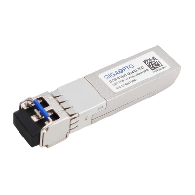 DOM de fibra óptica duales del transmisor-receptor TX1310nm RX1490nm LC los 20km de 100BASE BIDI CSFP