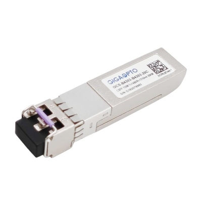 2 DOM del transmisor-receptor TX1490nm RX1310nm LC los 20km de la fibra de la fibra 100BASE BIDI CSFP