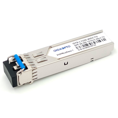 No transmisor óptico 1310nm los 40km SFP del transmisor-receptor video de MSA Pinout 3Gbps para SD HD/3G SDI