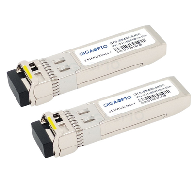 transmisores-receptores compatibles de Cisco del ZR de 10G BIDI para SMF SFP-10G-BX80D