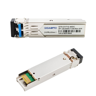100GHz C17-C61 1000BASE-DWDM SFP los 40km SMF para Cisco DWDM-SFP-xxxx-40