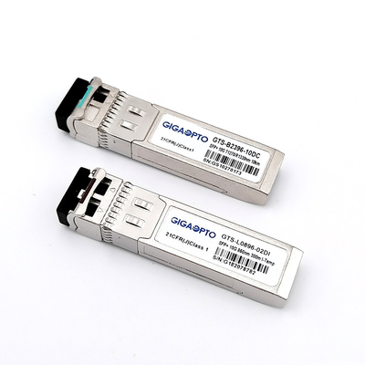 Transceptor óptico SFP+ de modo único con tipo de conector DDM
