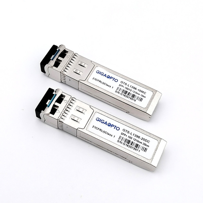 Módulo SFP de modo único de 10 Gbps para la transmisión de datos