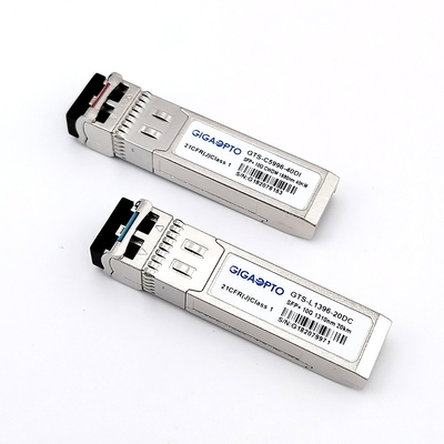 Módulos SFP Cisco 10G compatibles Consumo de energía de 2,5 W