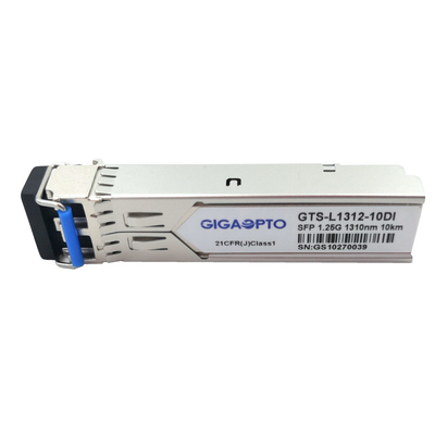 módulo industrial 1000BASE-LX/LH del transmisor-receptor de los DOM LC de 1.25G SFP los 550m MMF/10km SMF 1310nm