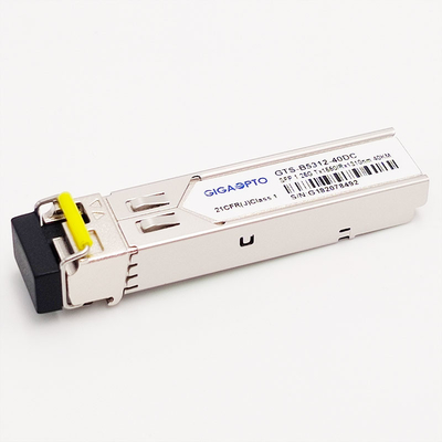 1000BASE-BX 1.25G BiDi SFP Transceiver 40km TX1550nm/RX1310nm LC SMF DOM Modulo