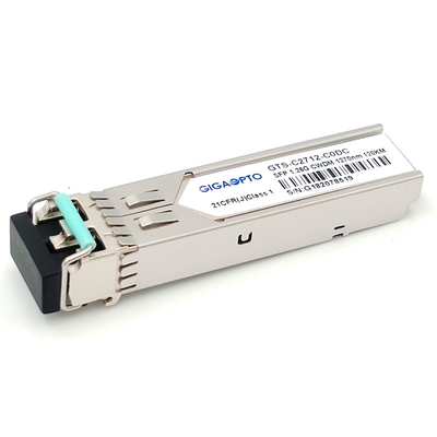 DOM a dos caras del módulo 1.25G 1000BASE CWDM 1270 1610nm el 120km LC SMF del transmisor-receptor de SFP
