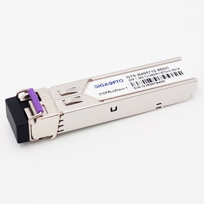 1.25G BiDi SFP 1000BASE-BX TX1490nm/RX1570nm 80km SMF DOM LC módulo de transmisor