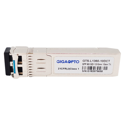 solos módulos de transmisor de 6G SDI SMPTE SFP 1310nm el 10km SMF LC MSA