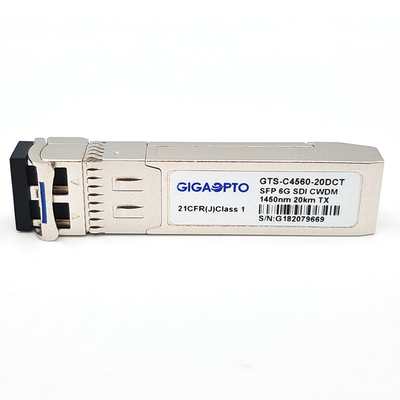 solos DOM MSA del módulo de transmisor de 6G SDI 1270nm-1450nm CWDM los 20km LC