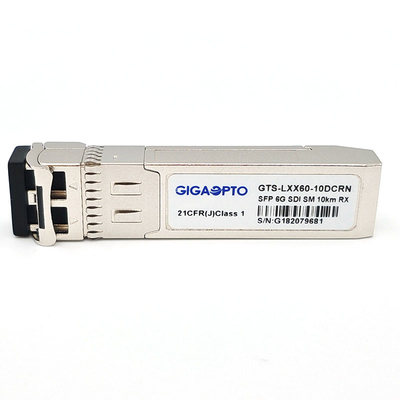 módulos de receptor del PIN el 10km SMF LC de 6G SDI SMPTE SFP solos No-MSA