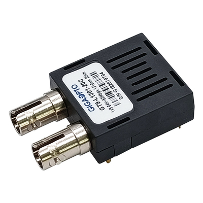 módulo a dos caras óptico del transmisor-receptor del solo modo del ST del SC FC del transmisor-receptor 1310nm SMF los 20km de 64K~52Mbps 1x9
