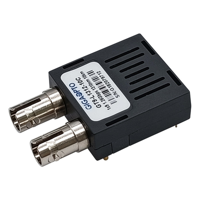 1.25Gbps solo ST a dos caras óptico LVPECL PECL del SC FC del módulo SMF 1310nm el 10km del transmisor-receptor de la fibra 1x9