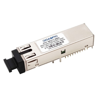 SC UPC SMF DDM del módulo ONU PX20 1.25G SFF 2x10 TX1310nm/RX1490nm de EPON SFF