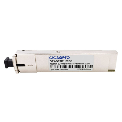 Módulo asimétrico 1.25G SM los 20km 1310nm PRX30 XFP T1577nm 10.3G T1490nm 1.25G de OLT EPON XFP