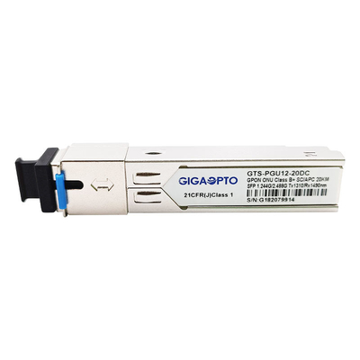 Conector óptico genérico DDM del SC APC del módulo SMF 1310nm 1490nm del transmisor-receptor de la clase B+ ONU GPON SFP
