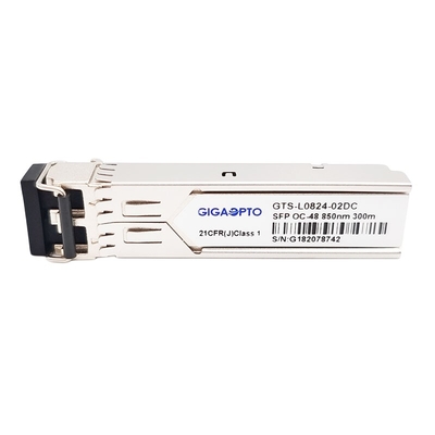 2.5Gbps SFP OC-48/STM-16 SR-0 850nm los 300m MMF LC a dos caras DOM Transceiver Module