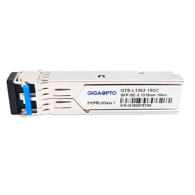 155Mbps SFP OC-3/STM-1 IR-1 el 15km 1310nm LC a dos caras SMF DOM Transceiver Module
