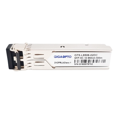 módulo MMF DOM Duplex LC del transmisor-receptor de 622Mbps SFP OC-12/STM-4 SR-0 850nm los 500m