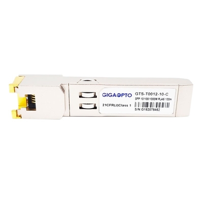 Módulo óptico de cobre del transmisor-receptor del gato 6/6a RJ-45 de SFP 10/100/1000BASE-T el 100m SGMII
