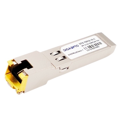 Módulo óptico de cobre del transmisor-receptor del gato 6/6a RJ-45 de SFP 10/100/1000BASE-T el 100m SGMII