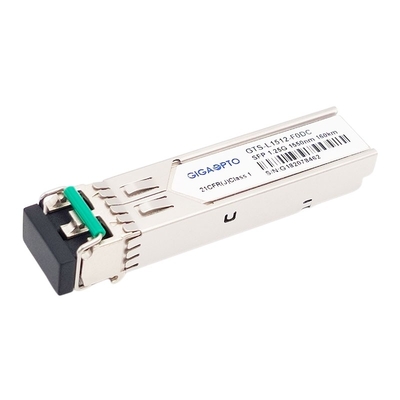 DOM ópticos del LC del duplex del módulo 1550nm el 160km 1000BASE ZX SMF del transmisor-receptor de 1.25G SFP