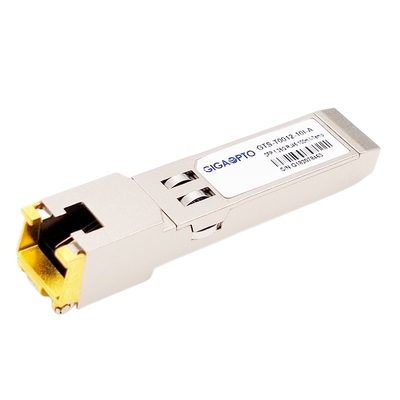 el módulo óptico 1000BASE T del transmisor-receptor de SFP del solo modo 1000Mbps reviste RJ-45 con cobre el 100m industrial
