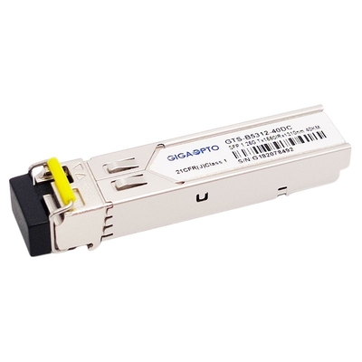 Módulo de los DOM del transmisor-receptor TX1550nm SFP 1.25G 1310nm los 40km LC SMF de 1000BASE BX 1.25G BiDi SFP