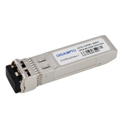 DOM 25GBASE ERL CWDM SFP28 1470nm 1570nm los 30km del módulo de la fibra del transmisor-receptor del solo modo del LC SMF