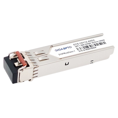 módulo SMF DOM Duplex LC del transmisor-receptor de 1.25G 1270 ~1610nm el 100km 1000BASE CWDM SFP