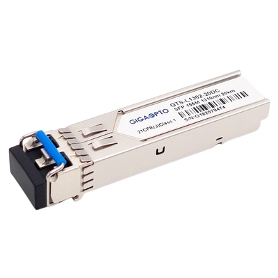Transmisor-receptor óptico los 20km SMF LC a dos caras DOM Tx 1310nm Rx 1550nm de 100BASE LX 155Mbps SFP
