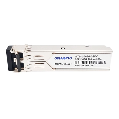 módulo DOM Duplex LC del transmisor-receptor del módulo de canal de la fibra de 2G SFP 850nm MMF los 300m