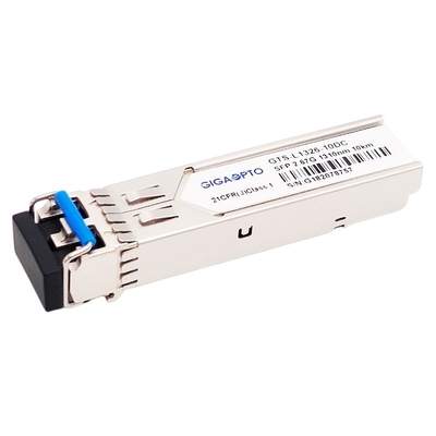 Módulo del transmisor-receptor 1310nm el 10km SMF DOM Duplex LC del canal de la fibra de la BASE LW de SFP 2G