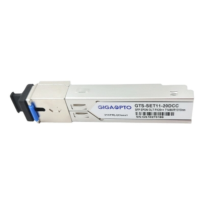 Módulo EPON OLT PX20++ 1.25G PX30 TX1490nm RX1310nm los 20km del transmisor-receptor del SC SFP de DDM