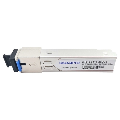módulo del transmisor-receptor del módulo PX20+++ OLT 1.25G PX40 TX1490nm RX1310nm los 20km de 9dBm EPON SFP