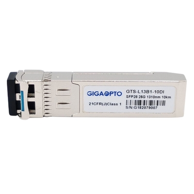 DOM ópticos del transmisor-receptor de SMF 1310nm 25G LR SFP28 el 10km