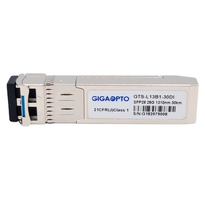 SFP28 DOM ópticos ópticos industriales del módulo del transmisor-receptor del transmisor-receptor 1310nm los 30km 25GBASE ER Lite SMF