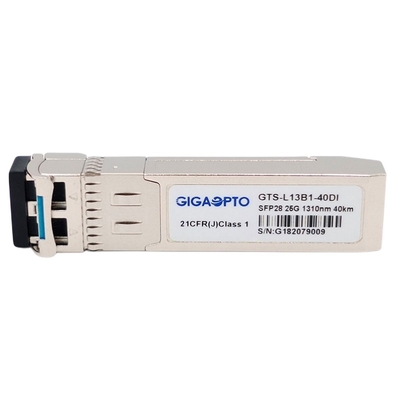 Módulo óptico EML APD SMF LC DOM Industrial del transmisor-receptor de SFP28 25GBASE ER 1310n los 40km SFP
