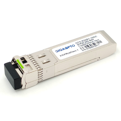 DOM a una cara bidireccionales del módulo 1330nm TX 1270nm RX el 10km LC SMF de SFP28 25GBASE SFP