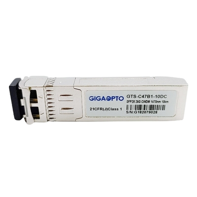 DOM del solo modo CWDM SFP28 1470nm~1570nm el 10km del módulo de 25GBASE LR SFP