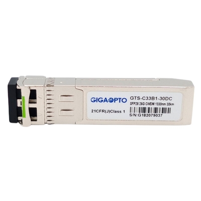 DOM ópticos del transmisor-receptor 1270nm~1370nm los 30km LC SMF de 25GBASE-ER Lite CWDM SFP28