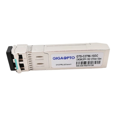 DOM ópticos del módulo SMF el 10km LC del transmisor-receptor 1610nm de 10Gbps SFP+ CWDM LR 1270