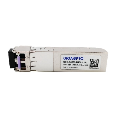 2 DOM del transmisor-receptor TX1490nm RX1310nm LC los 20km de la fibra de la fibra 100BASE BIDI CSFP