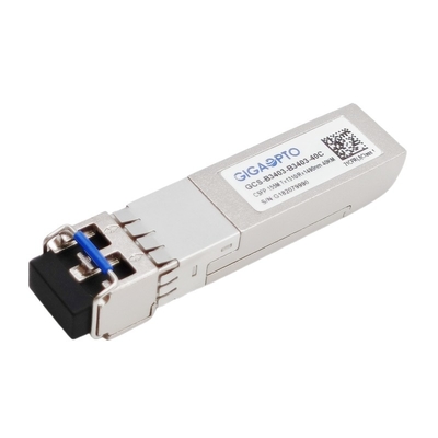 DOM del transmisor-receptor TX1310nm RX1490nm LC los 40km de SFP BIDI del acuerdo de los canales duales 155Mbps