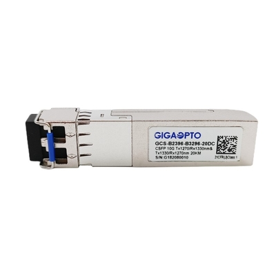 10G el acuerdo SFP+ se dobla los DOM del transmisor-receptor los 20km LC de BIDI