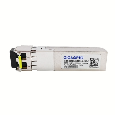 10G el acuerdo SFP+ se dobla los DOM del transmisor-receptor los 20km LC de BIDI
